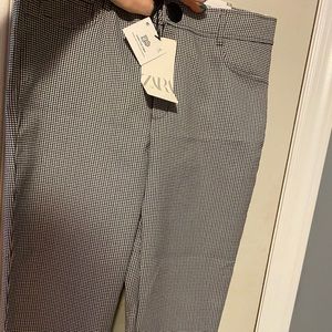 High rise XL plaid/checkers Zara leggings